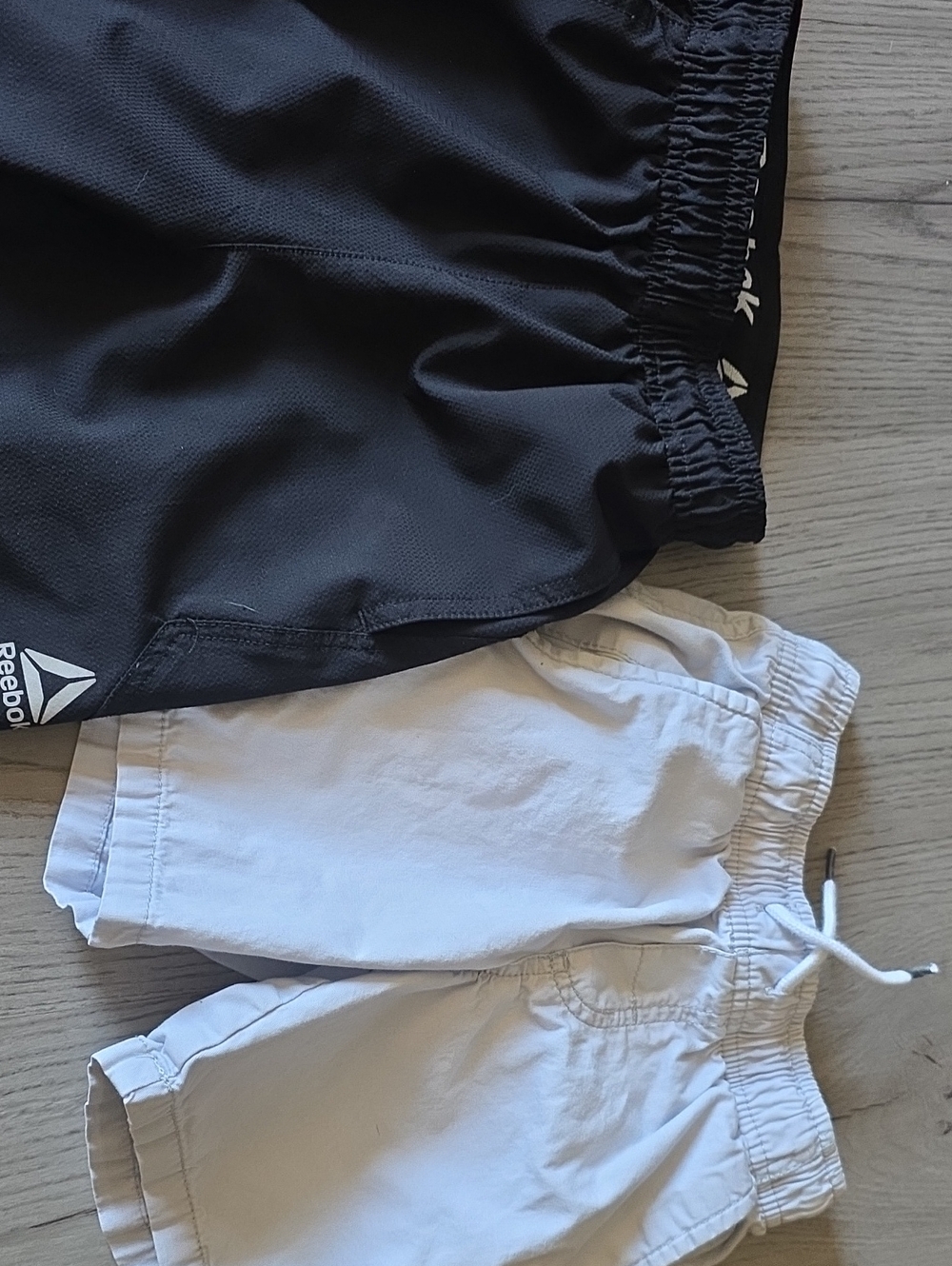 Reebok Kids Black and White Athletic Shorts Set 3 Pairs Boys 4/5 Shorts.
